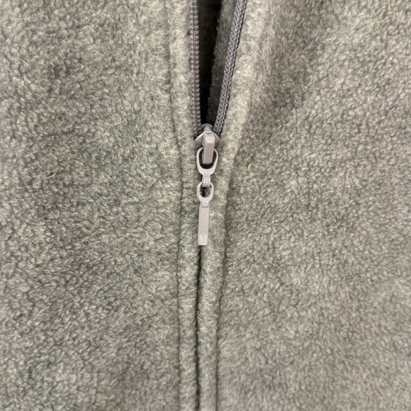 Gray Zip Up Cozy Vest with pockets - Picture 3 of 4